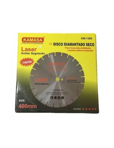 Disco Para Concreto Diamantado Y Segmentado Mm Kamasa