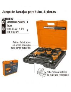 JUEGO DE TARRAJAS PARA TUBO