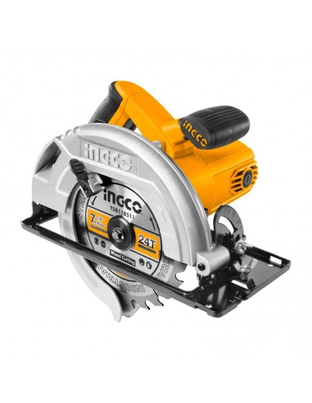SIERRA CIRCULAR INGCO INDUSTRIAL 1400W 7 1/4" + DISCO