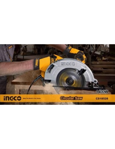 SIERRA CIRCULAR INGCO INDUSTRIAL 1400W 7 1/4" +...