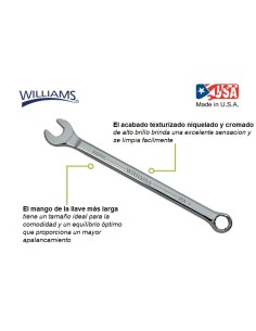LLAVE MIXTA 2" (50MM APROX) WILLIAMS