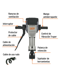 MARTILLO DEMOLEDOR 30KG HEXAGONAL TRUPER 2